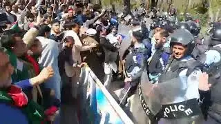 PPP Chakwal Leader's Protest in Islamabad on Bilawal Bhutto case hearing