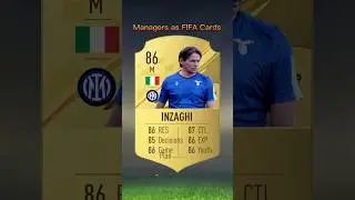 Managers as FIFA 23 Cards Part 9 #shorts