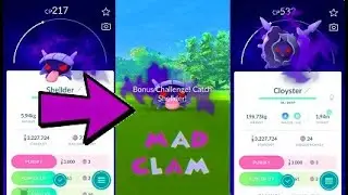 Pokemon Go Shadow Shellder Catch & Cloyster Evolution