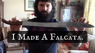 Showing The New Falcata I Forged