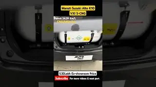 Maruti Suzuki Alto K10 VXI CNG New Price Update ✅❤️ #suzuki #alto #altok10 #cngcars
