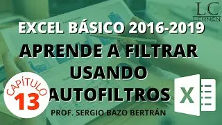 Curso GRATUITO de EXCEL BÁSICO | Parte 13 | Aprende a FILTRAR usando AUTOFILTROS