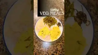 Day 1 Veg Meals✨Chakkavevichath | Payarmezhukkuvaratti | Pulissery | Pappadam #minivlog #66 #shorts