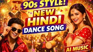 90s Style New Hindi Dance Song | Fast Bollywood Dance | Original AI Music