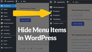 How To Hide Menu Items In WordPress Admin Dashboard Based On Role / For Specific Users? [Fixed]