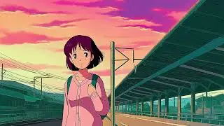 Sunset Station Chill Lo-fi 🚉 Nostalgic Japanese Evening | Relaxing Music for Work & Study (8 hours)
