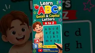 Small Letter a | Small Letters in English |  Capital Letters and Small Letters  abc abcd #Shorts