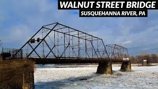 Walnut Street Bridge PA (Winter) Collapsed