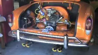 1971 Volkswagen Karmann Ghia Engine Start