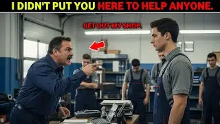 Boss Fires Mechanic for Helping Poor Elderly Woman &mdash; Seconds Later, He Regrets Everything!