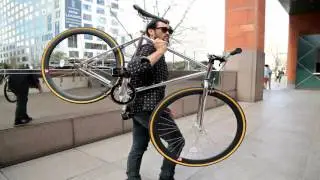 Critical Cycles Classic Fixed Gear Single Speed Bike with Pista Drop Bars