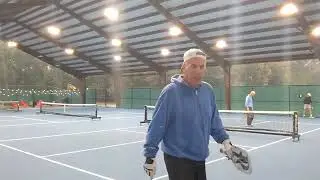 ROCKET FAST 2 HAND BACKHANDS! 4.5 Pickleball Rec Game at Litchfield, SC