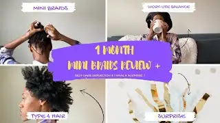 MINI BRAIDS REVIEW, WORK-LIFE BALANCE, & SURPRISE ! | SELF-CARE VLOG