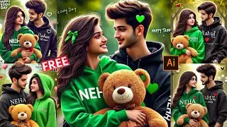Teddy day AI Photo Editing|Teddy day AI Photo kaise banaye|Bing image creator