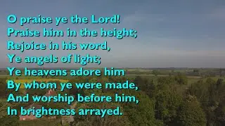 O Praise Ye the Lord (Tune: Laudate Dominum {Parry} - 4vv) [with lyrics for congregations]