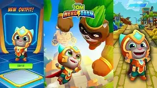 UNLOCK NEW CHARACTER TALKING TOM HERO DASH GOLD FLASH TOM IN NEW JUNGLE WORLD