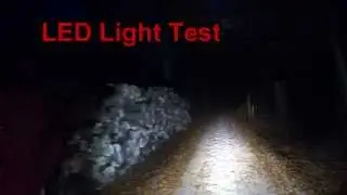 LED Light Bar Night Test  Quad/ATV