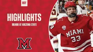 Highlights: Miami Hockey at Arizona State 1-9