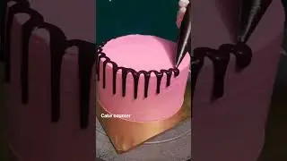 pink chocolate cake #cakeshorts #cakeideas #cake