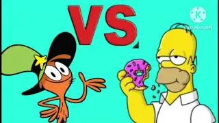 Wander Over Yonder VS Homer Simpson (FANMADE DE 3LAMESTUDIO)