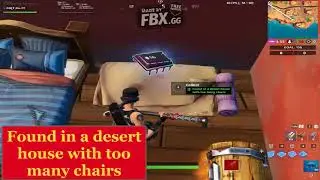 Fortnite fortbyte#16 Found at desert house mwith too many chairs