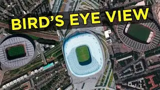 16 Football Stadiums From A Bird's Eye View | How Many Can You Guess?
