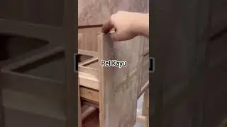 Rel Kayu Menjadi Alternatif Perangkat Lemari Laci Paling Berkualitas Tahan Lama #kabinet #relkayu