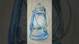 Lantern Drawing  ✨ | crayons Art #Shorts