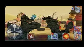 Worms 3 &ndash; Scrapyard Theme Music & Gameplay (Android)