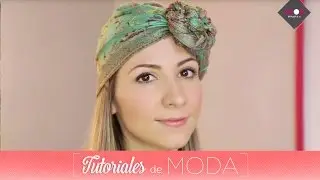 Cómo usar pashminas en la cabeza
