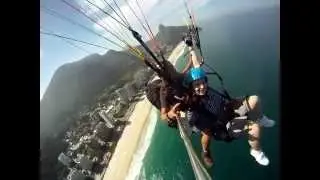 Brazil 2014 - Jake Paragliding over Rio de Janeiro