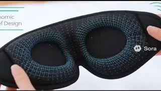 3D Sleep Mask Bluetooth Wireless Music Eye Mask, Sleeping Headphones