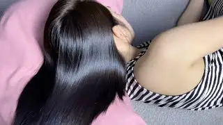 ASMR Hairplay with Hands & Comb 😌 Soft and Pleasant Hair Sounds