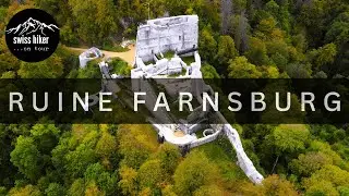 Drohnenflug &uuml;ber die Ruine Farnsburg