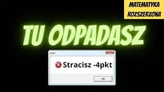 Funkcja kwadratowa z parametrem - klasyczna pułapka 