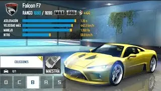 Asphalt 8 - Falcon F7 upgrades (MAX & PRO)