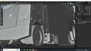 Blender Truck low-poly part 7