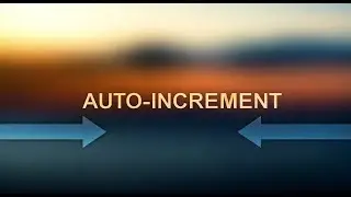 MySQL AUTO INCREMENT Field
