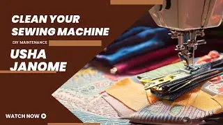 Clean Your Sewing Machine at Home | Easy Step-by-Step Guide #SewingMachine#diy#cleaning#ushajanome