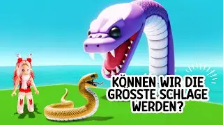 KÖNNEN WIR DIE GRÖSSTE SCHLANGE WERDEN? 🐍 ROBLOX DEUTSCH