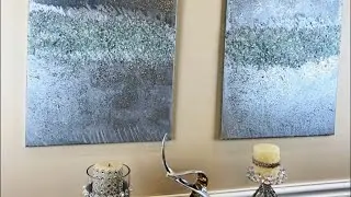 Glitter Wall Art Design DIY // Quick Easy Gift Idea 2021