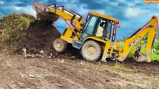 JCB 3DX Dozer Making House Foundation | jcb video