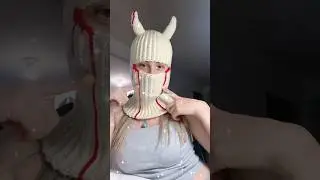 🥷🏻Tutorial Completo en mi canal Hebras Crochet #balaclava #crochet #knitting