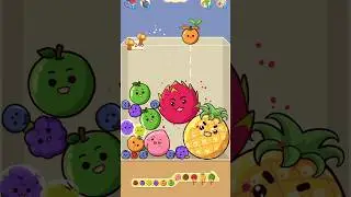 Fruit merge game #dragonfruit #fruitmerge #games #minigames
