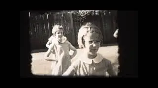 School girls PE class 1950's - Vintage film