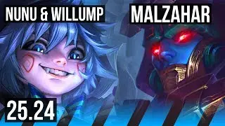 NUNU & WILLUMP vs MALZAHAR (MID) | EUW Master | 25.24