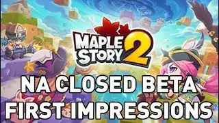 Maplestory 2 NA Closed Beta First Impression - Yes This Is a Real Video