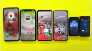 Incoming Outgoing Call + Social Media Call Samsung S9 & S10e/ Redmi Note10s/ iPhone 11/ XS15Pro 