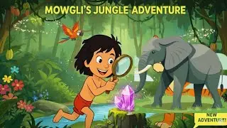 Mowgli's Jungle Adventure | The Jungle Book Animated Story for Kids |  Bedtime story #kids #shorts