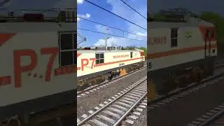 Red LHB Rajdhani at 130 kmph! 🚅 High-Speed Action!
